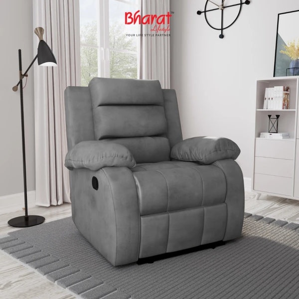 Bharat Lifestyle Austin Fabric Manual Recliner
