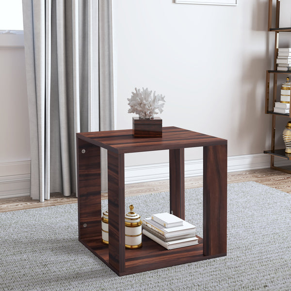 Bharat Lifestyle Bromo Engineered Wood Coffee Table  (Finish Color - Brown, Knock Down)