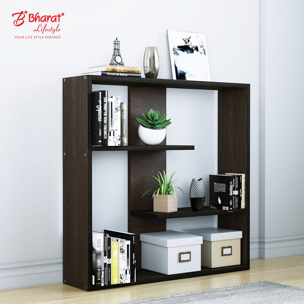 Bharat Lifestyle Rega Engineered Wood Display Unit (Finish Color - Wenge, DIY(Do-It-Yourself))