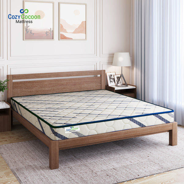 COZYCOCOON by Lifestyle Dreamer Dual Hard & Soft 4 inch King High Density (HD) Foam Mattress  (L x W: 78 inch x 72 inch)