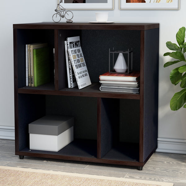 Bharat Lifestyle Helens Engineered Wood Side Table  (Finish Color - Wenge, Knock Down)