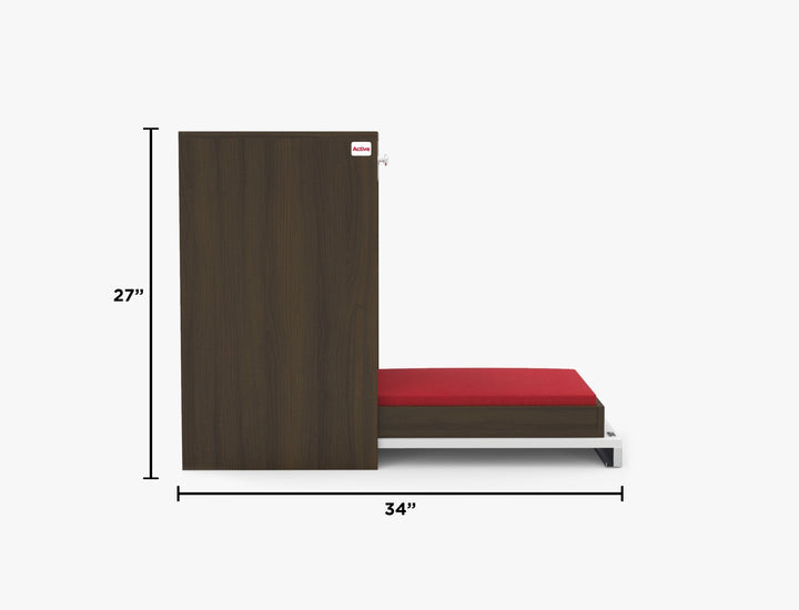 Bharat Lifestyle Active Orion Pet Bed Cum Engineered Wood Side Table (Finish Color - White and Brown, Knock Down) - BHARAT LIFESPACE PRIVATE LIMITED