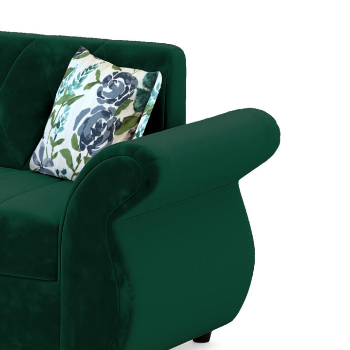 Bharat Lifestyle Alina Fabric 3 Seater Sofa (Military Green) for Living Room, Bedroom, Home and Office | DIY Assembly | Durable Wooden Frame | Comfortable Seating | 1 Year Warranty - BHARAT LIFESPACE PRIVATE LIMITED