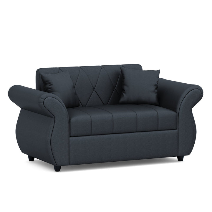 Bharat Lifestyle Alina Leatherette Upholstery 3 + 2 + 2 + D + CT Seater (Finish Color - Black) Sofa, Luxurious Looks and Comfortable Sofa for Living Room, Bedroom, Home and Office, Wooden Frame Sofa, Assembly DIY(Do - It - Yourself) - BHARAT LIFESPACE PRIVATE LIMITED