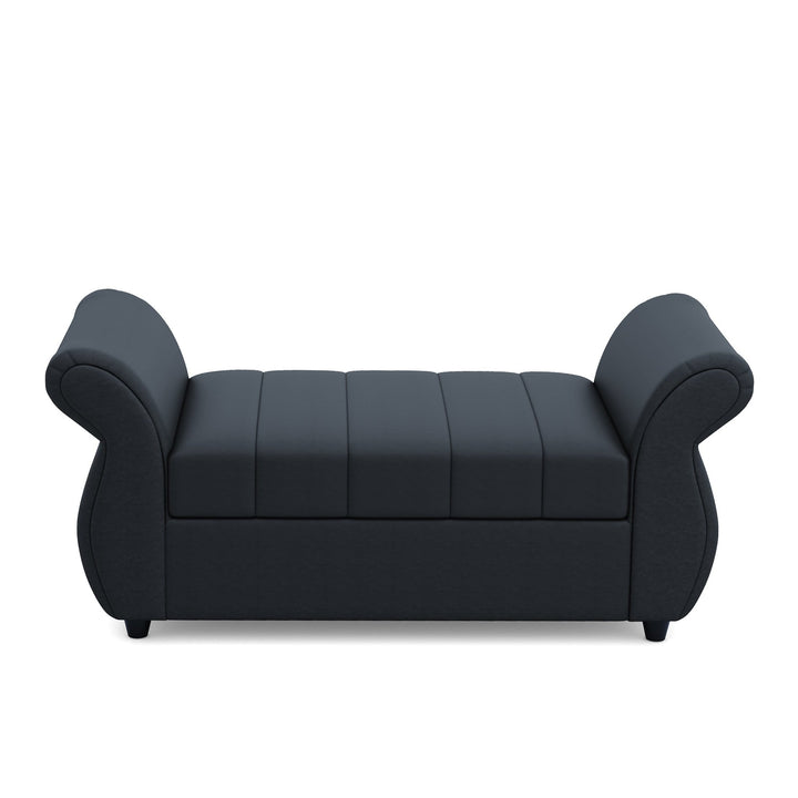 Bharat Lifestyle Alina Leatherette Upholstery 3 + 2 + 2 + D + CT Seater (Finish Color - Black) Sofa, Luxurious Looks and Comfortable Sofa for Living Room, Bedroom, Home and Office, Wooden Frame Sofa, Assembly DIY(Do - It - Yourself) - BHARAT LIFESPACE PRIVATE LIMITED
