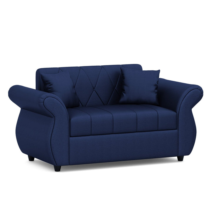 Bharat Lifestyle Alina Leatherette Upholstery 3 + 2 + D + CT Seater (Finish Color - Blue) Sofa, Luxurious Looks and Comfortable Sofa for Living Room, Bedroom, Home and Office, Wooden Frame Sofa, Assembly DIY(Do - It - Yourself) - BHARAT LIFESPACE PRIVATE LIMITED