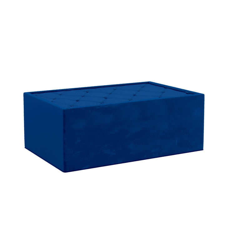 Bharat Lifestyle Alina Suede Velvet Fabric 3 + 2 + 2 + D + CT Seater (Finish Color – Blue) Sofa, Luxurious Looks and Comfortable Sofa for Living Room, Bedroom, Home and Office, Wooden Frame Sofa, Assembly DIY(Do - It - Yourself) - BHARAT LIFESPACE PRIVATE LIMITED