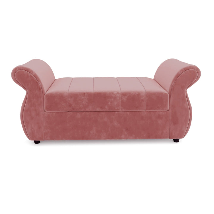 Bharat Lifestyle Alina Suede Velvet Fabric 3 + 2 + 2 + D + CTSeater (Finish Color - Peach) Sofa, Luxurious Looks and Comfortable Sofa for Living Room, Bedroom, Home and Office, Wooden Frame Sofa, Assembly DIY(Do - It - Yourself) - BHARAT LIFESPACE PRIVATE LIMITED