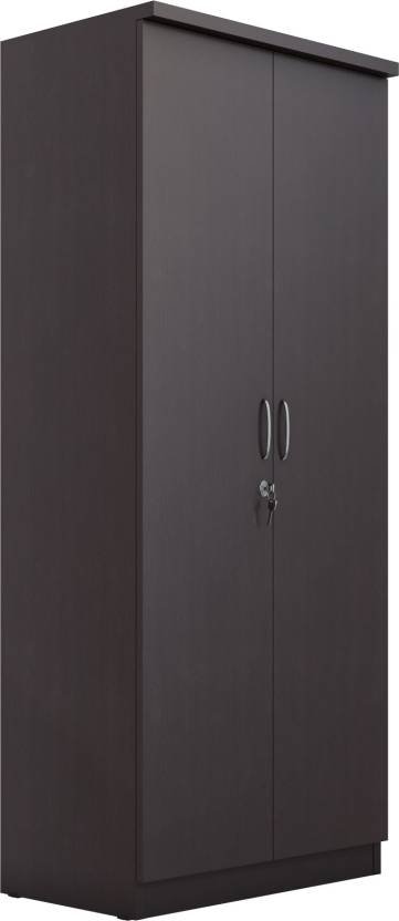 Bharat Lifestyle Amsterdam Engineered Wood 2 Door Wardrobe (Finish Color - Wenge, Knock Down) - BHARAT LIFESPACE PRIVATE LIMITED