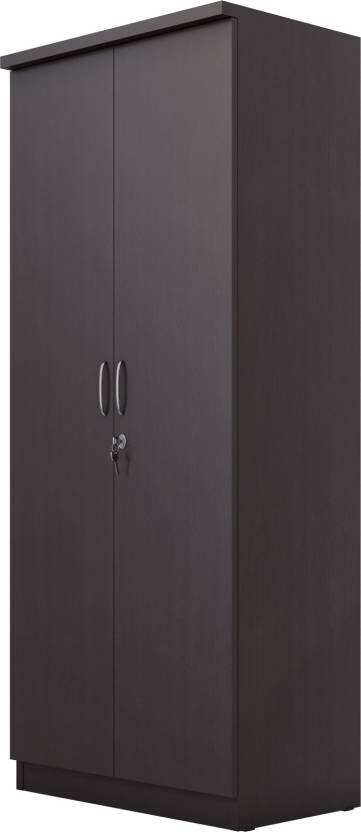 Bharat Lifestyle Amsterdam Engineered Wood 2 Door Wardrobe (Finish Color - Wenge, Knock Down) - BHARAT LIFESPACE PRIVATE LIMITED