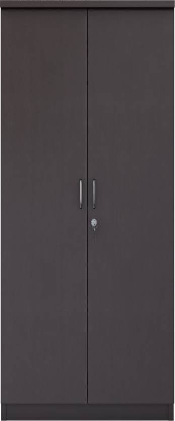 Bharat Lifestyle Amsterdam Engineered Wood 2 Door Wardrobe (Finish Color - Wenge, Knock Down) - BHARAT LIFESPACE PRIVATE LIMITED