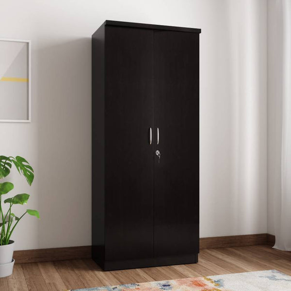 Bharat Lifestyle Amsterdam Engineered Wood 2 Door Wardrobe (Finish Color - Wenge, Knock Down) - BHARAT LIFESPACE PRIVATE LIMITED
