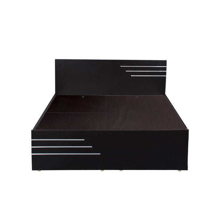 Bharat Lifestyle Amsterdam Engineered Wood King Bed (Finish Color - Flowery Wenge, Delivery Condition - Knock Down) - BHARAT LIFESPACE PRIVATE LIMITED