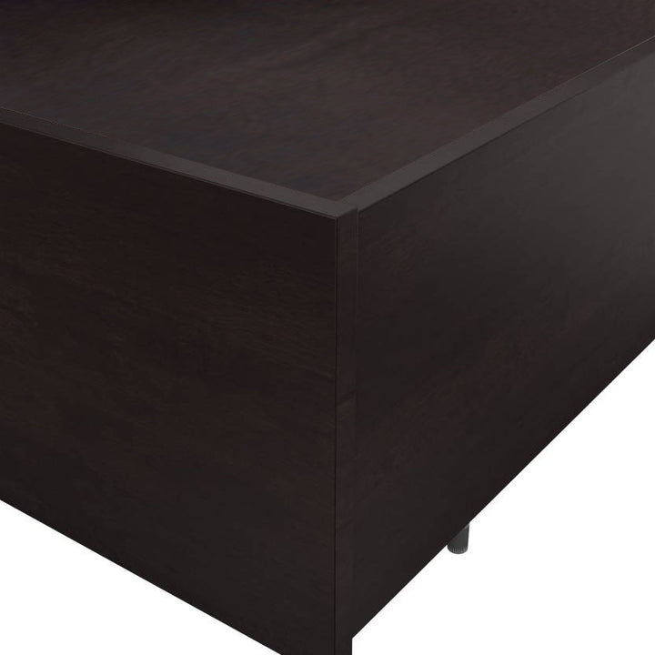Bharat Lifestyle Amsterdam Engineered Wood Queen Bed (Finish Color - Flowery Wenge, Delivery Condition - Knock Down) - BHARAT LIFESPACE PRIVATE LIMITED