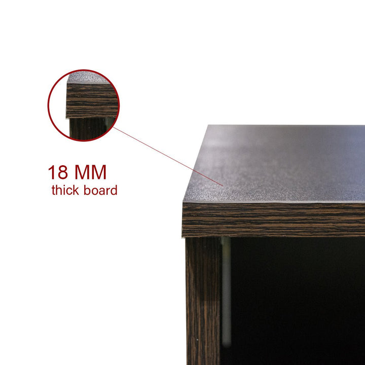 Bharat Lifestyle Aspire Engineered Wood Side Table (Finish Color - Wenge, Knock Down) - BHARAT LIFESPACE PRIVATE LIMITED
