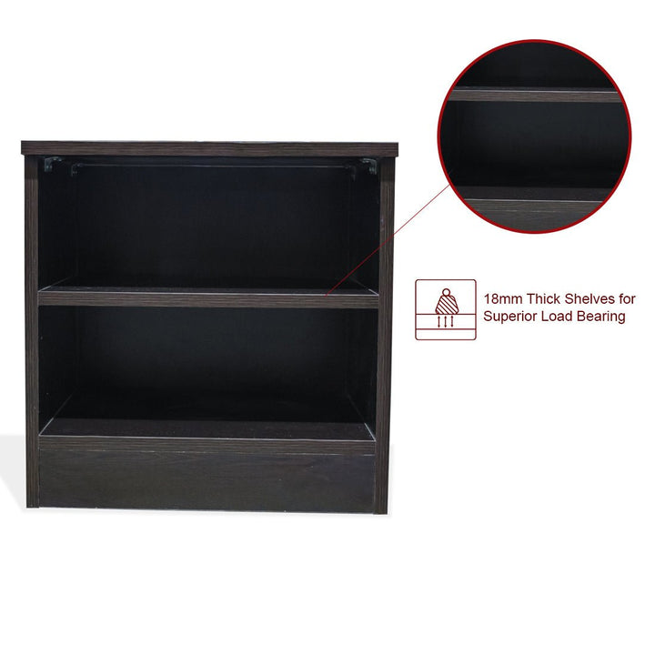 Bharat Lifestyle Aspire Engineered Wood Side Table (Finish Color - Wenge, Knock Down) - BHARAT LIFESPACE PRIVATE LIMITED
