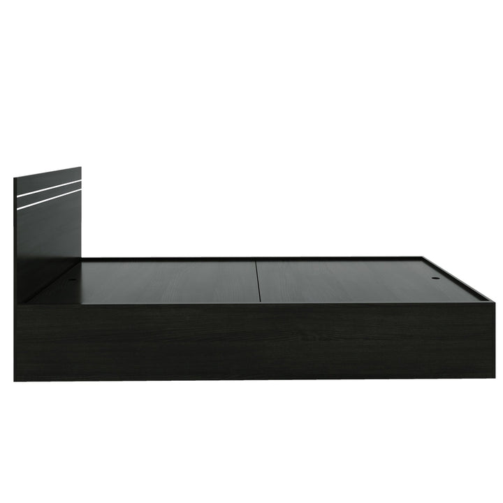 Bharat Lifestyle Athens Engineered Wood Single Box Bed with Storage Bed for Bedroom, Living Room, Color – Wenge, Delivery Condition - Knock Down, 1 Year Warranty - BHARAT LIFESPACE PRIVATE LIMITED