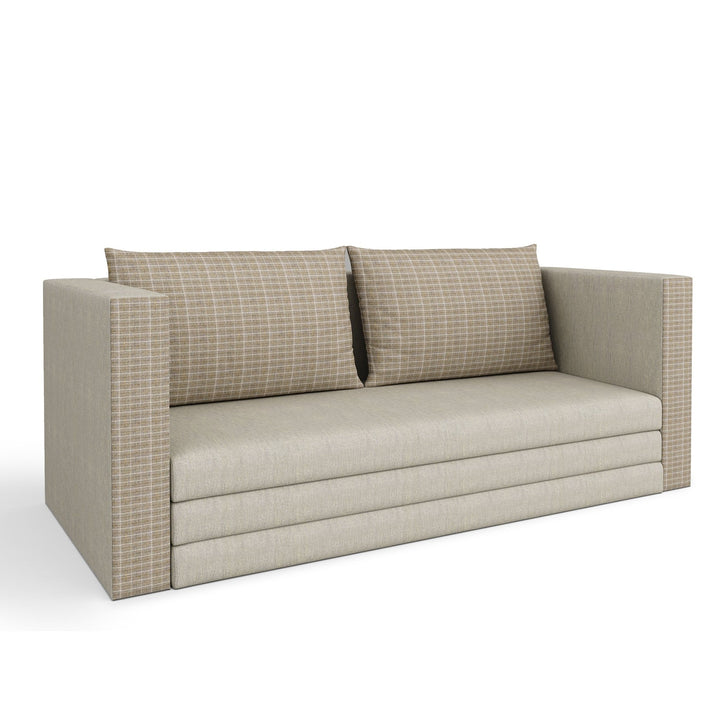 Bharat Lifestyle Bliss 3 Seater Double Solid Wood Fold Out Sofa Cum Bed (Finish Color - Beige Delivery Condition - Pre - assembled) - BHARAT LIFESPACE PRIVATE LIMITED