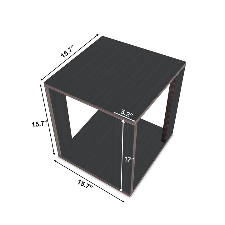 Bharat Lifestyle Bromo Engineered Wood Side Table (Finish Color - Wenge, DIY(Do - It - Yourself)) - BHARAT LIFESPACE PRIVATE LIMITED