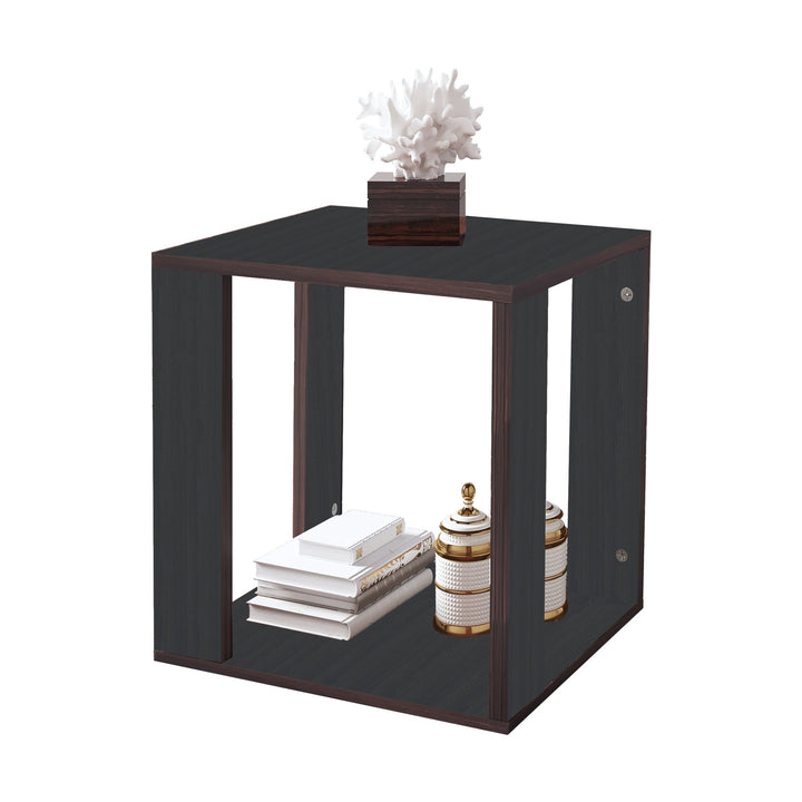 Bharat Lifestyle Bromo Engineered Wood Side Table (Finish Color - Wenge, DIY(Do - It - Yourself)) - BHARAT LIFESPACE PRIVATE LIMITED