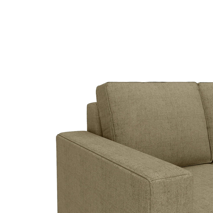 Bharat Lifestyle Cairo Fabric 3 Seater Sofa (Finish Color - Cream, DIY(Do - It - Yourself) - BHARAT LIFESPACE PRIVATE LIMITED