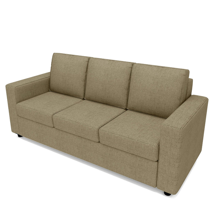 Bharat Lifestyle Cairo Fabric 3 Seater Sofa (Finish Color - Cream, DIY(Do - It - Yourself) - BHARAT LIFESPACE PRIVATE LIMITED