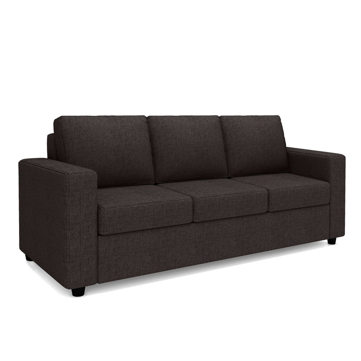 Bharat Lifestyle Cairo Fabric 3 Seater Sofa (Finish Color - Dark Grey, DIY(Do - It - Yourself) - BHARAT LIFESPACE PRIVATE LIMITED