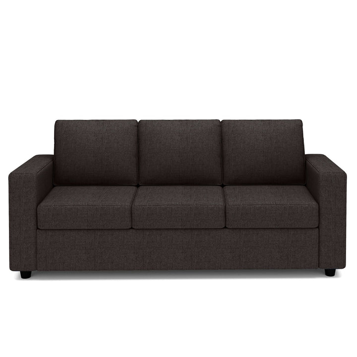 Bharat Lifestyle Cairo Fabric 3 Seater Sofa (Finish Color - Dark Grey, DIY(Do - It - Yourself) - BHARAT LIFESPACE PRIVATE LIMITED