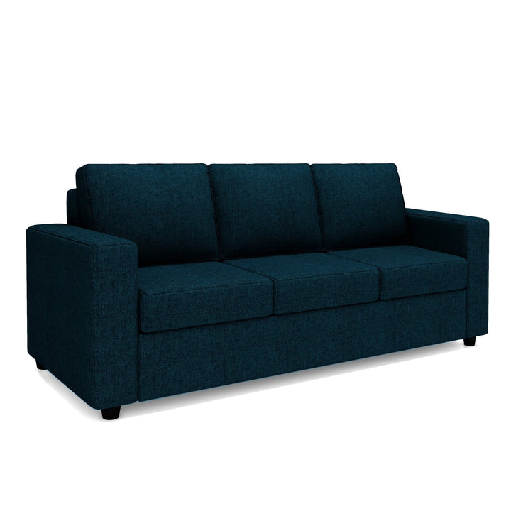 Bharat Lifestyle Cairo Fabric 3 Seater Sofa (Finish Color - Royal Blue, DIY(Do - It - Yourself) - BHARAT LIFESPACE PRIVATE LIMITED