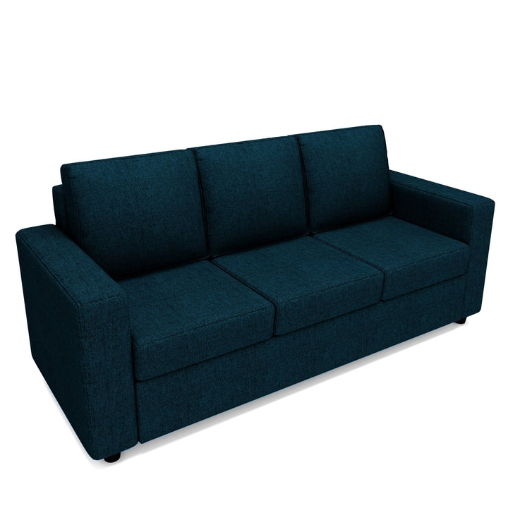 Bharat Lifestyle Cairo Fabric 3 Seater Sofa (Finish Color - Royal Blue, DIY(Do - It - Yourself) - BHARAT LIFESPACE PRIVATE LIMITED