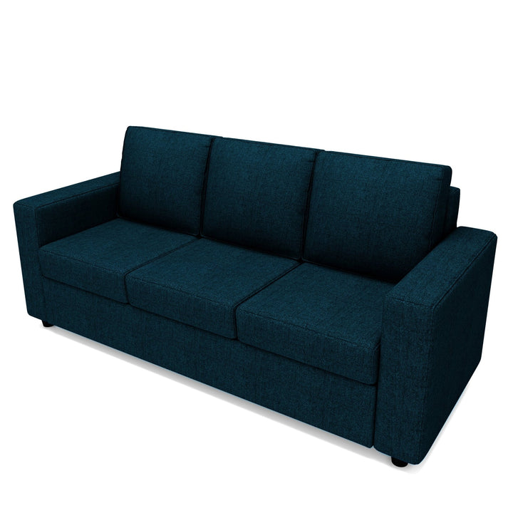 Bharat Lifestyle Cairo Fabric 3 Seater Sofa (Finish Color - Royal Blue, DIY(Do - It - Yourself) - BHARAT LIFESPACE PRIVATE LIMITED