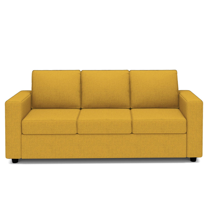 Bharat Lifestyle Cairo Fabric 3 Seater Sofa (Finish Color - Yellow, DIY(Do - It - Yourself) - BHARAT LIFESPACE PRIVATE LIMITED