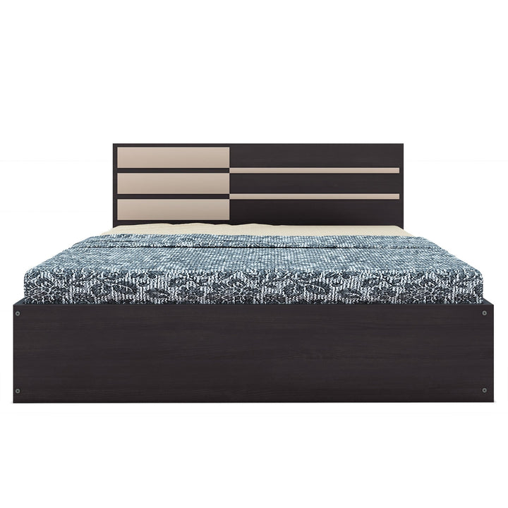 Bharat Lifestyle Clinton Engineered Wood Queen Box Bed with Storage Bed for Bedroom, Living Room, Color – Wenge, Delivery Condition - Knock Down, 1 Year - BHARAT LIFESPACE PRIVATE LIMITED