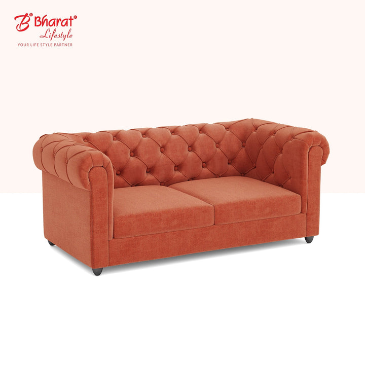 Bharat Lifestyle Crown premium soft touch Fabric 3 + 2 Sofa Set (Brown, DIY(Do - It - Yourself)) - BHARAT LIFESPACE PRIVATE LIMITED