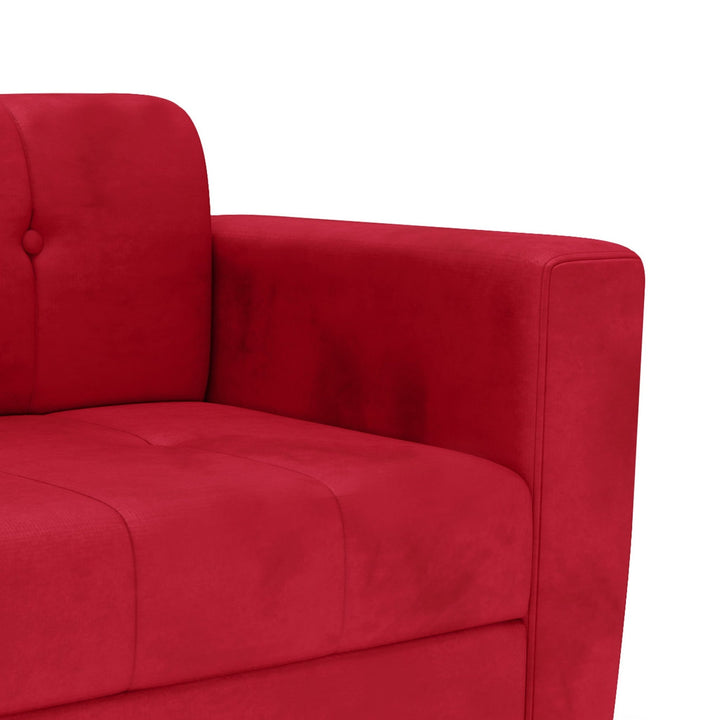 Bharat Lifestyle Deno Fabric Sofa Set | 3+2 Seater | Maroon Color | Comfortable & Stylish Sofa Set for Living Room, Bedroom | Soft Touch Fabric | DIY Assembly | 1 Year Warranty - BHARAT LIFESPACE PRIVATE LIMITED