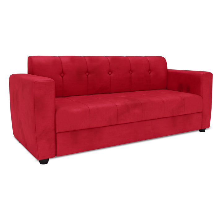 Bharat Lifestyle Deno Fabric Sofa Set | 3+2 Seater | Maroon Color | Comfortable & Stylish Sofa Set for Living Room, Bedroom | Soft Touch Fabric | DIY Assembly | 1 Year Warranty - BHARAT LIFESPACE PRIVATE LIMITED