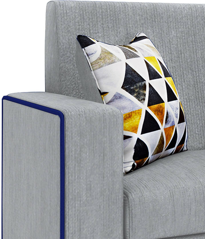 Bharat Lifestyle Desy Fabric 3+1+1 Sofa Set | Grey Color | Comfortable & Stylish Sofa Set for Living Room, Bedroom | Soft Fabric | DIY Assembly | 1 Year Warranty - BHARAT LIFESPACE PRIVATE LIMITED