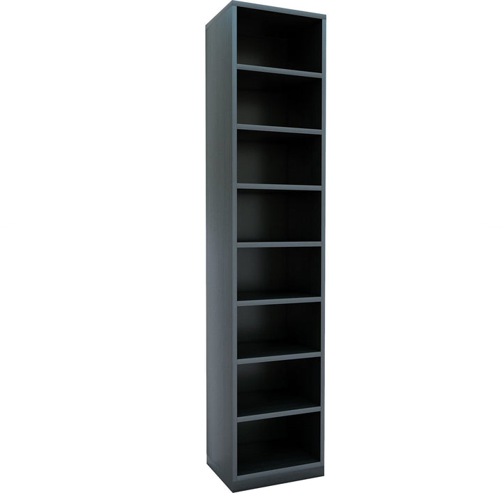 Bharat Lifestyle Discover Engineered Wood Open Book Shelf (Finish Color - Black, Knock Down) - BHARAT LIFESPACE PRIVATE LIMITED