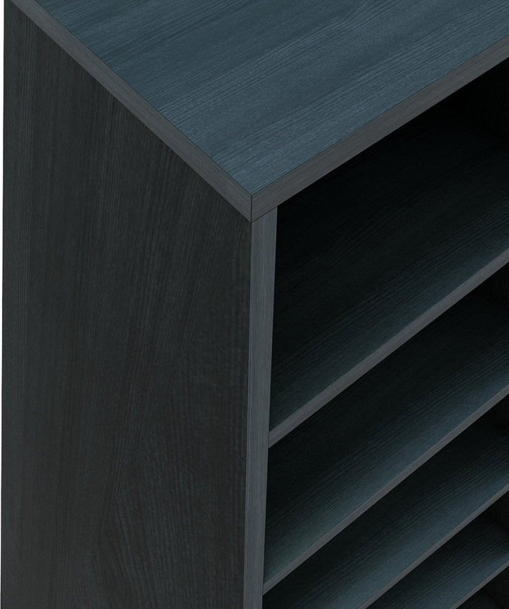 Bharat Lifestyle Discover Engineered Wood Open Book Shelf (Finish Color - Black, Knock Down) - BHARAT LIFESPACE PRIVATE LIMITED