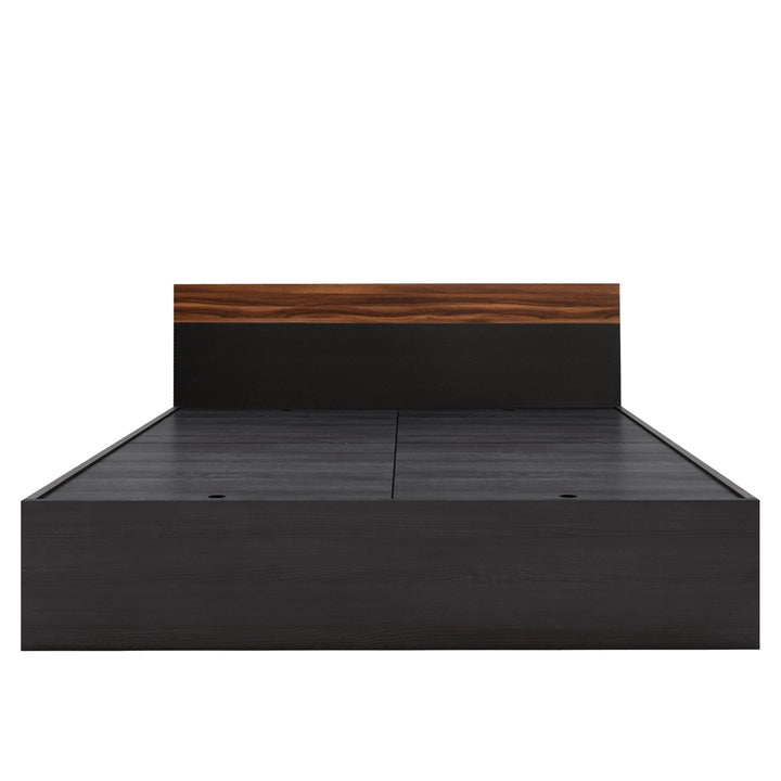 Bharat Lifestyle Dublin Engineered Wood Queen Box Bed (Finish Color - Wenge, Delivery Condition - Knock Down) - BHARAT LIFESPACE PRIVATE LIMITED