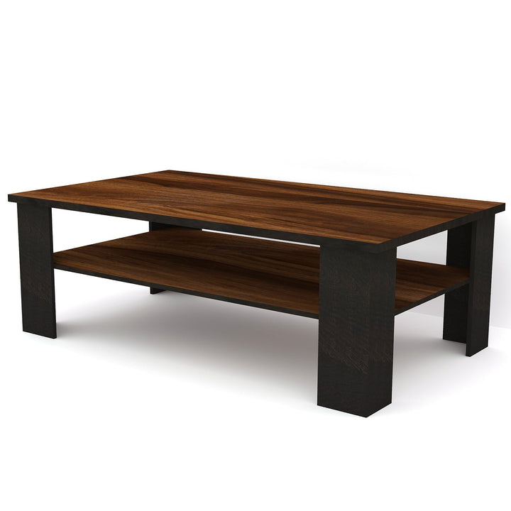 Bharat Lifestyle Fleming Engineered Wood Coffee Table (Finish Color - Acacia dark & Wenge, Knock Down) - BHARAT LIFESPACE PRIVATE LIMITED