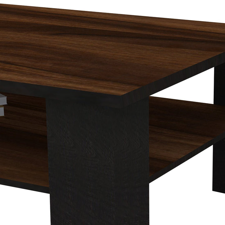 Bharat Lifestyle Fleming Engineered Wood Coffee Table (Finish Color - Acacia dark & Wenge, Knock Down) - BHARAT LIFESPACE PRIVATE LIMITED