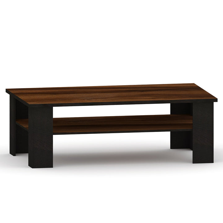 Bharat Lifestyle Fleming Engineered Wood Coffee Table (Finish Color - Acacia dark & Wenge, Knock Down) - BHARAT LIFESPACE PRIVATE LIMITED