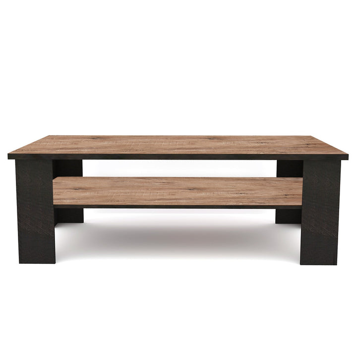 Bharat Lifestyle Fleming Engineered Wood Coffee Table (Finish Color - AWC Brown and Wenge, Knock Down) - BHARAT LIFESPACE PRIVATE LIMITED