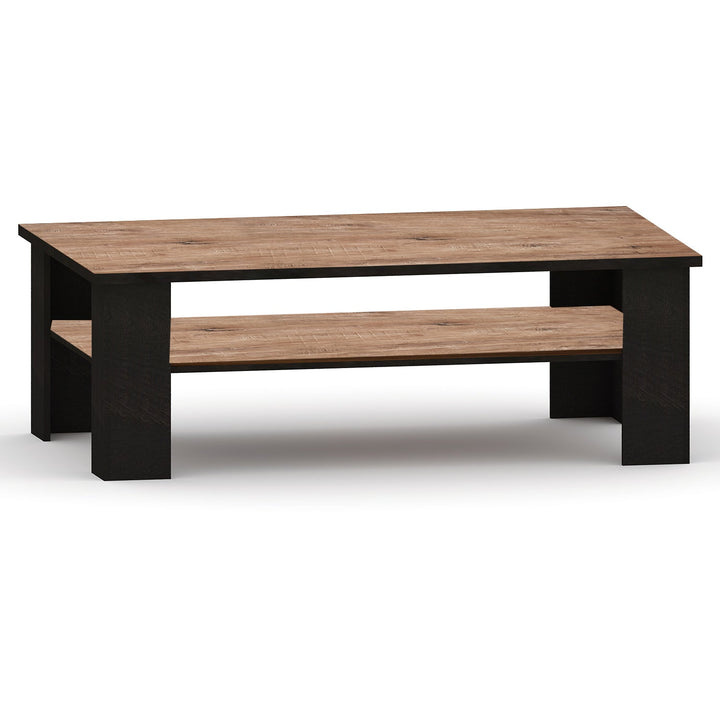 Bharat Lifestyle Fleming Engineered Wood Coffee Table (Finish Color - AWC Brown and Wenge, Knock Down) - BHARAT LIFESPACE PRIVATE LIMITED