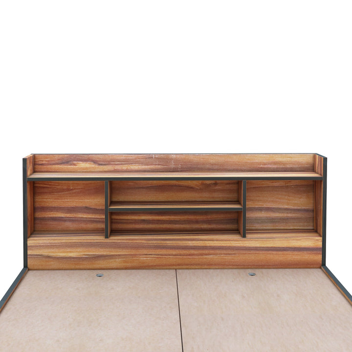 Bharat Lifestyle Freetown Engineered Wood Queen Box Bed (Finish Color - Brown, Delivery Condition - Knock Down) - BHARAT LIFESPACE PRIVATE LIMITED