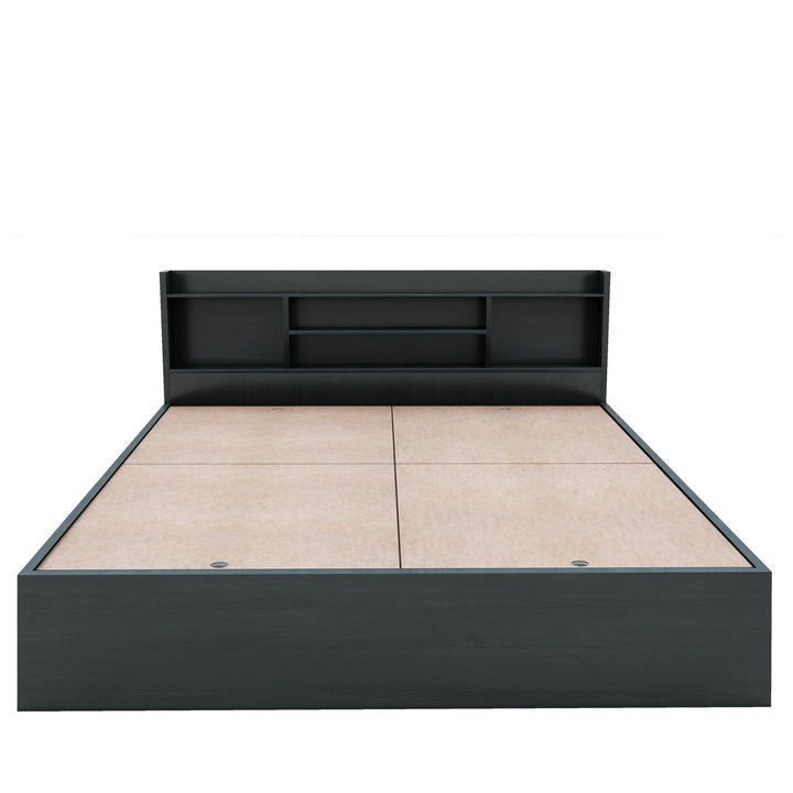 Bharat Lifestyle Freetown Engineered Wood Queen Box Bed (Finish Color - Wenge, Delivery Condition - Knock Down) - BHARAT LIFESPACE PRIVATE LIMITED