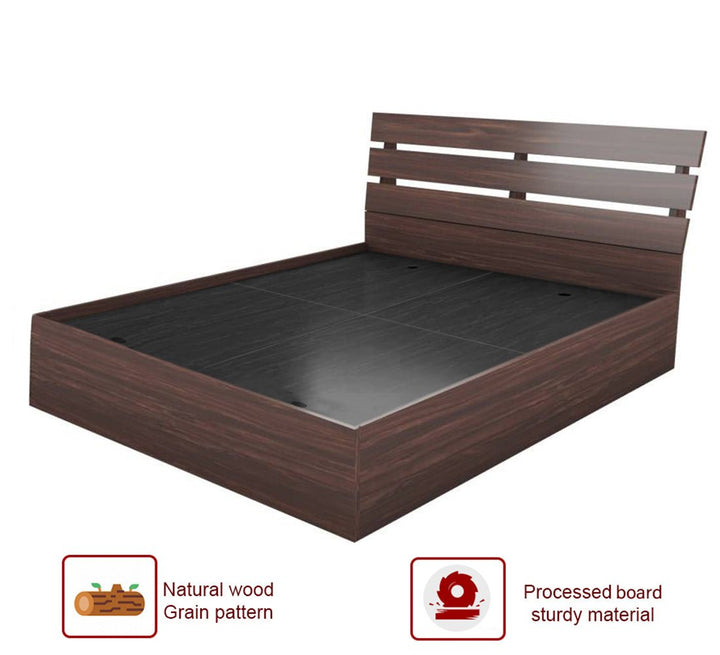 Bharat Lifestyle Havana Engineered Wood Queen Box Bed (Finish Color - Brown, Delivery Condition - Knock Down) - BHARAT LIFESPACE PRIVATE LIMITED