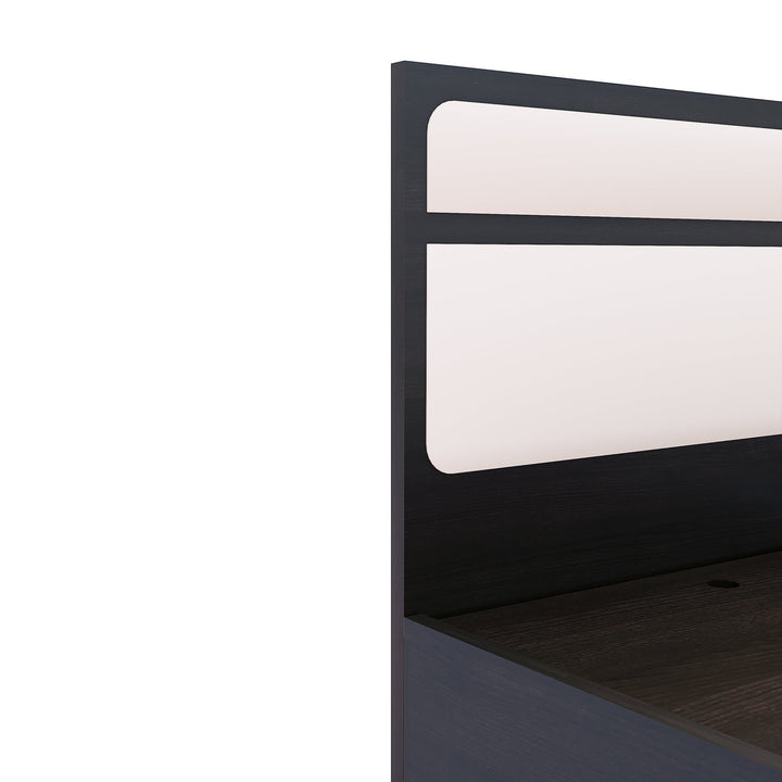 Bharat Lifestyle Helena Engineered Wood Queen Box Bed with Storage, Wooden Double Bed for Bedroom, Living Room, Color - Wenge, Delivery Condition - Knock Down, 1 Year Warranty - BHARAT LIFESPACE PRIVATE LIMITED