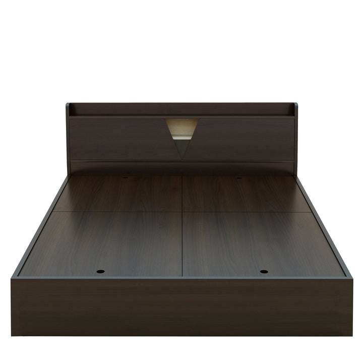 Bharat Lifestyle Jakarta Engineered Wood King Box Bed (Finish Color - Brown, Delivery Condition - Knock Down) - BHARAT LIFESPACE PRIVATE LIMITED